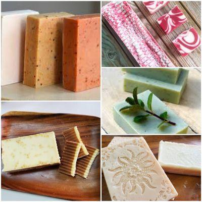 Natural organic soaps