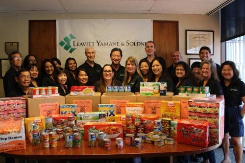 Canned Food Drive- Leavitt, Yamane & Soldner