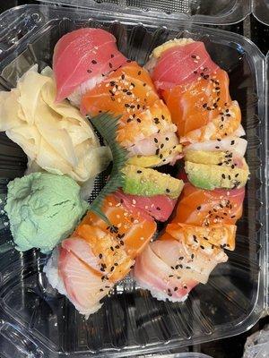 2 orders of Rainbow roll to go