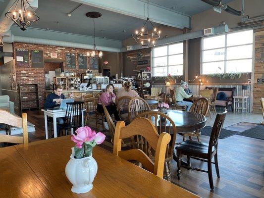 Interior of Sandstone Coffee House