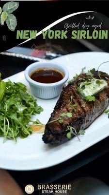 New York sirloin steak