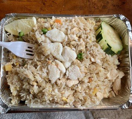 Crab fried rice (takeout during covid)