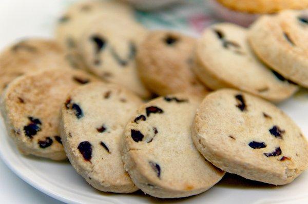 Cranberry Cookies (take-out): $4.25 for 10