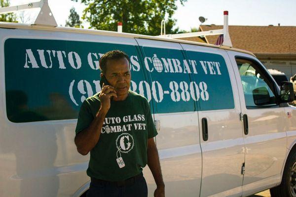 Auto Glass Combat Vet