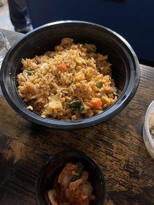 Fried rice with kimchi