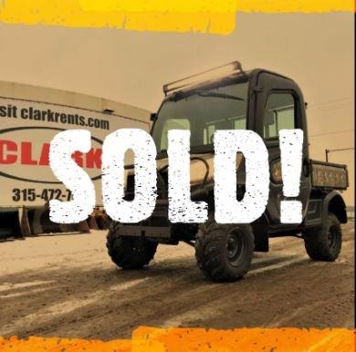 SOLD! 2020 Kubota RTV-X1100 #4044 to Langhorne, PA - www.clarkrents.com