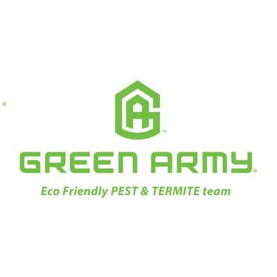 Green Army Pest Logo