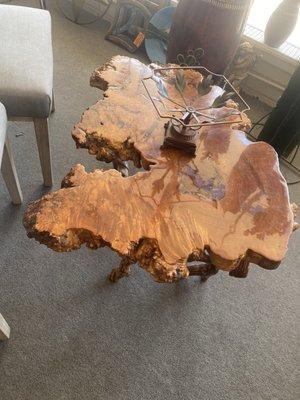 Live edge table