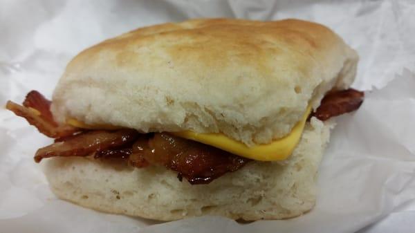 Bacon cheese biscuit