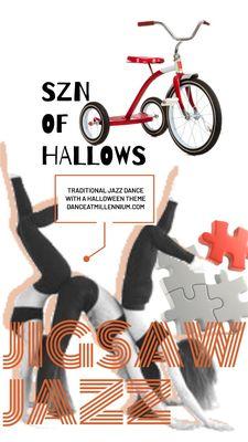 Jigsaw JAZZ - a Halloween-themed class for both adults and teens. Single & class packages. Open to the public.