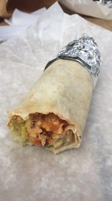 Buffalo chicken wrap