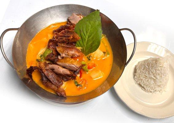 You must try Red Curry with Crispy Duck. It is our recommendation dish.