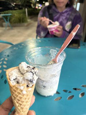 Cookies and cream ice cream