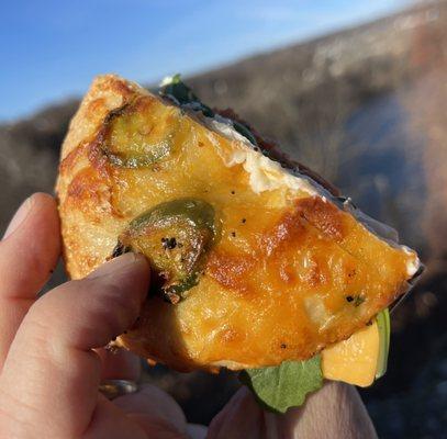 Cheddar Jalapeño Bagel