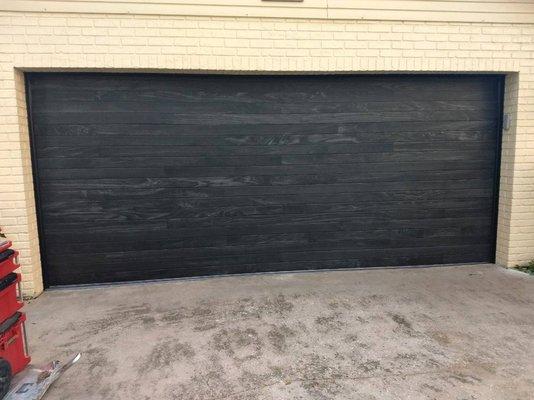 CHI plank garage door