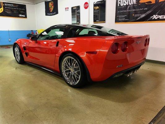 ZR1 - detail, PPF, ceramic coating