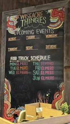 Food truck board