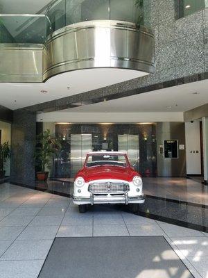 Lobby when you walk in the building. The doctor's office is on the 2nd floor.