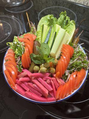 Vegetable plate