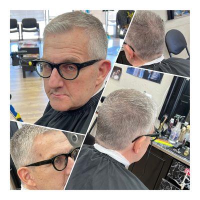 S & N BARBERSHOP AND MASTER SHAVE: Groomer MARIO DOES IT AGAIN, but this time he gets it even more right, a short, short cut!!!