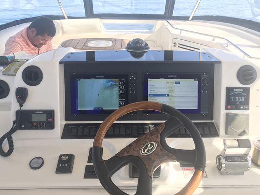 Our recent successful Simrad upgrade in La Paz, Mexico.