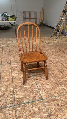 Refinished chair