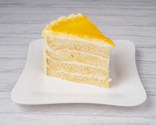 Tres Leches pineapple cake slice