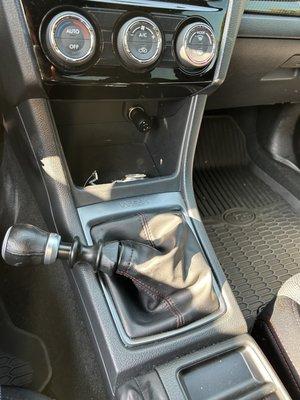 Broken shifter