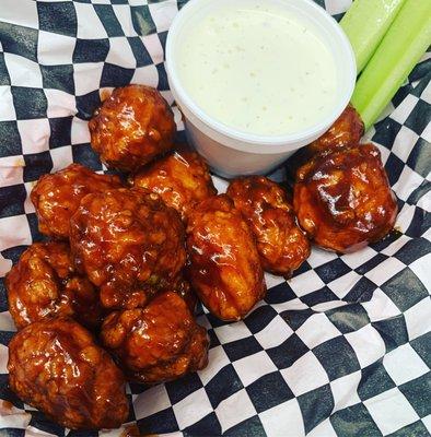 BBQ boneless wings