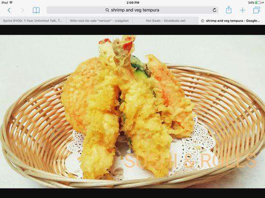 Shrimp tempura