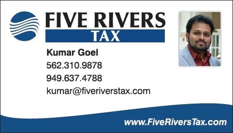 Tax Business Card (Front)