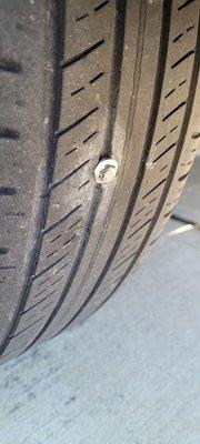 Bolt in my tire