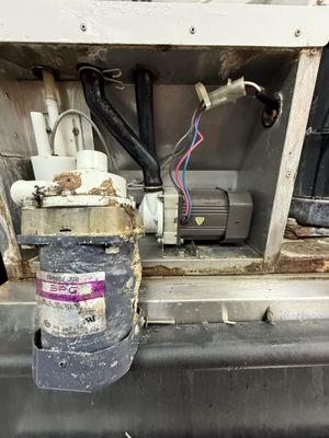 Replace pump for ice machine