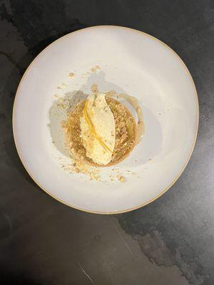 This was a delicious lemon tart my partner had