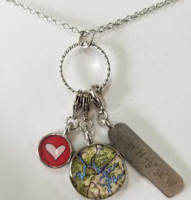 Deep Creek Lake themed jewelry