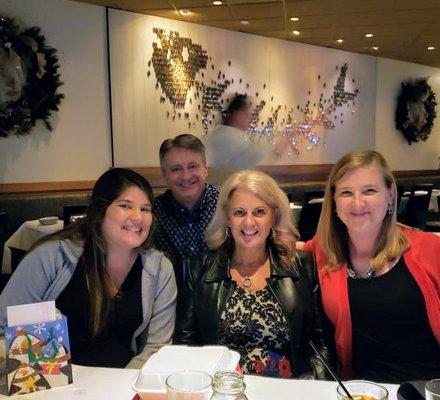 Your team's 2019 Christmas dinner at Bonefish