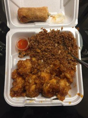 Orange Chicken meal