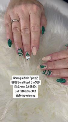 Trending Nail art done by Nouvique Nails Spa #2 in Elk Grove.