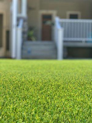 Residential Front Yard Turf Installation