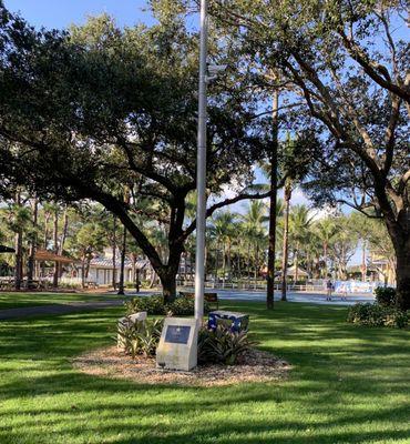 Gold Star Memorial area.