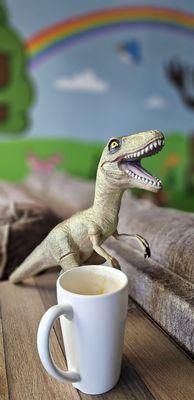 caffeinated velociraptor