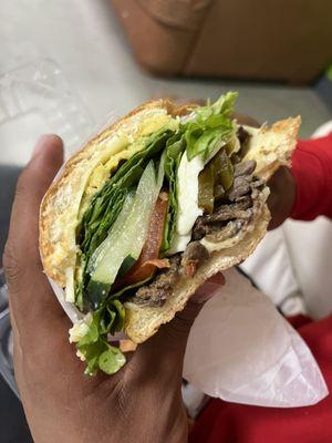 Carne asada torta