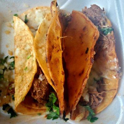 Birria tacos.