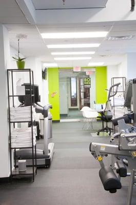 For completely private training or therapy, ask to use our third floor health studio.