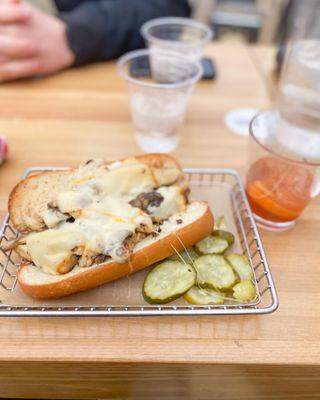 Chicken cheesesteak