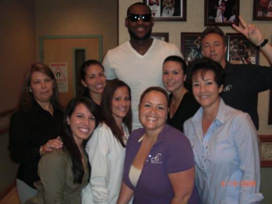 LeBron James @ Central Magnetic Imaging - CMI South !!