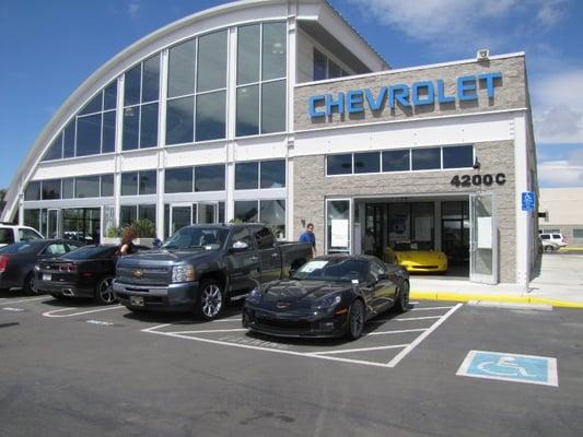 Front of Chevrolet Building