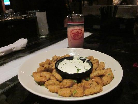 Calamari & Italian soda