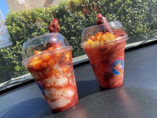 Soursop & guava mangonadas