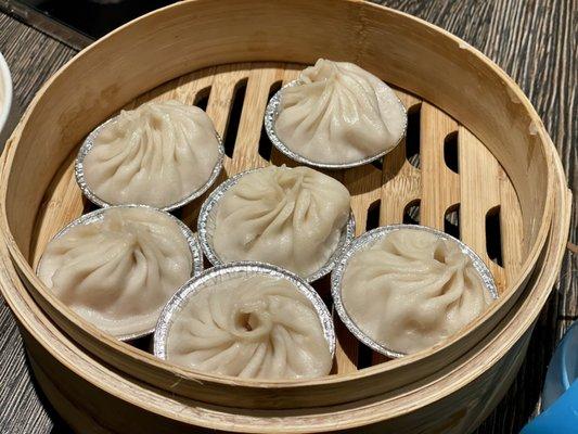 Pork XLB Dumplings $11.00 (good only one there hot)